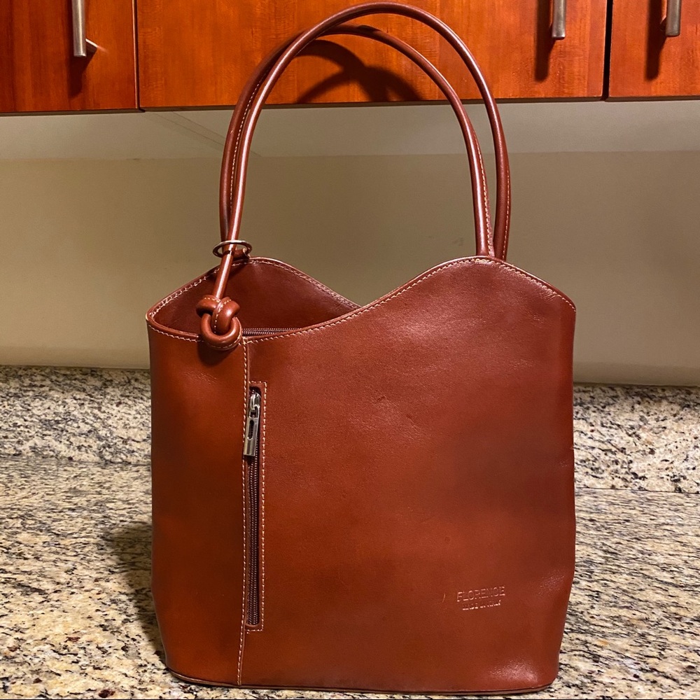 NWOT Florence Leather bag/backpack (made in Italy)